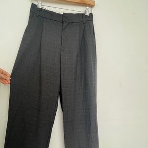 Grey pincheck Zara Trouser
